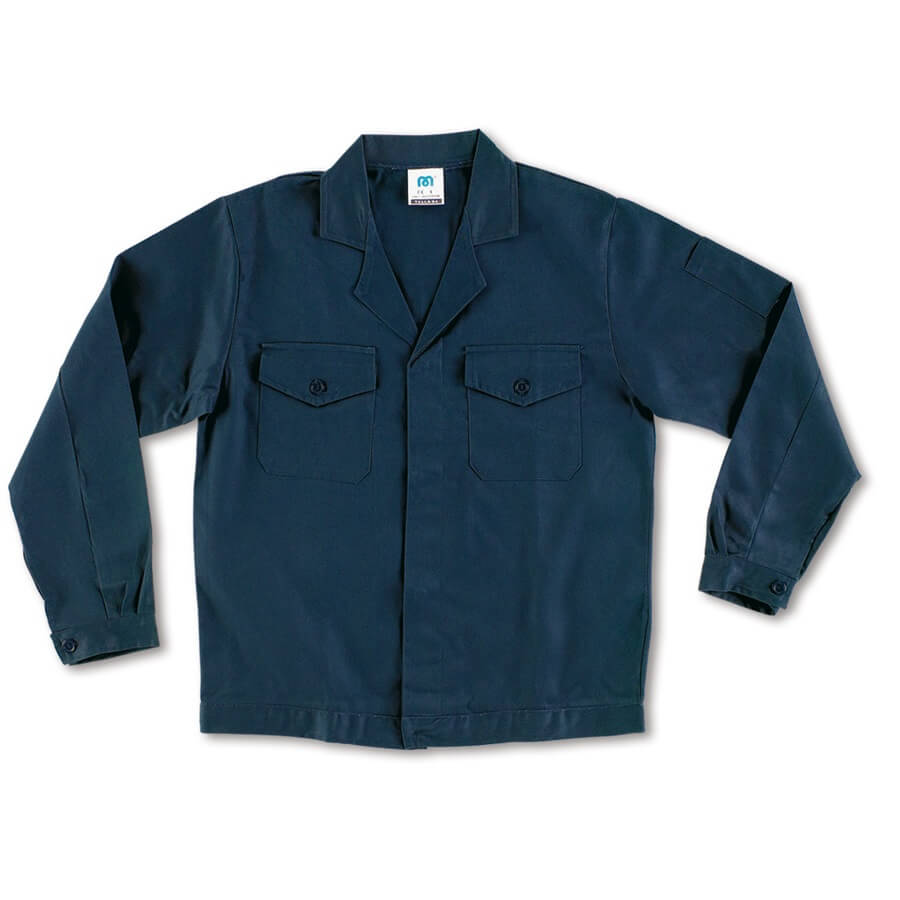 Chaqueta 100% algodón azul marino con botones 488-CAB Top - Referencia 488-CAB Top